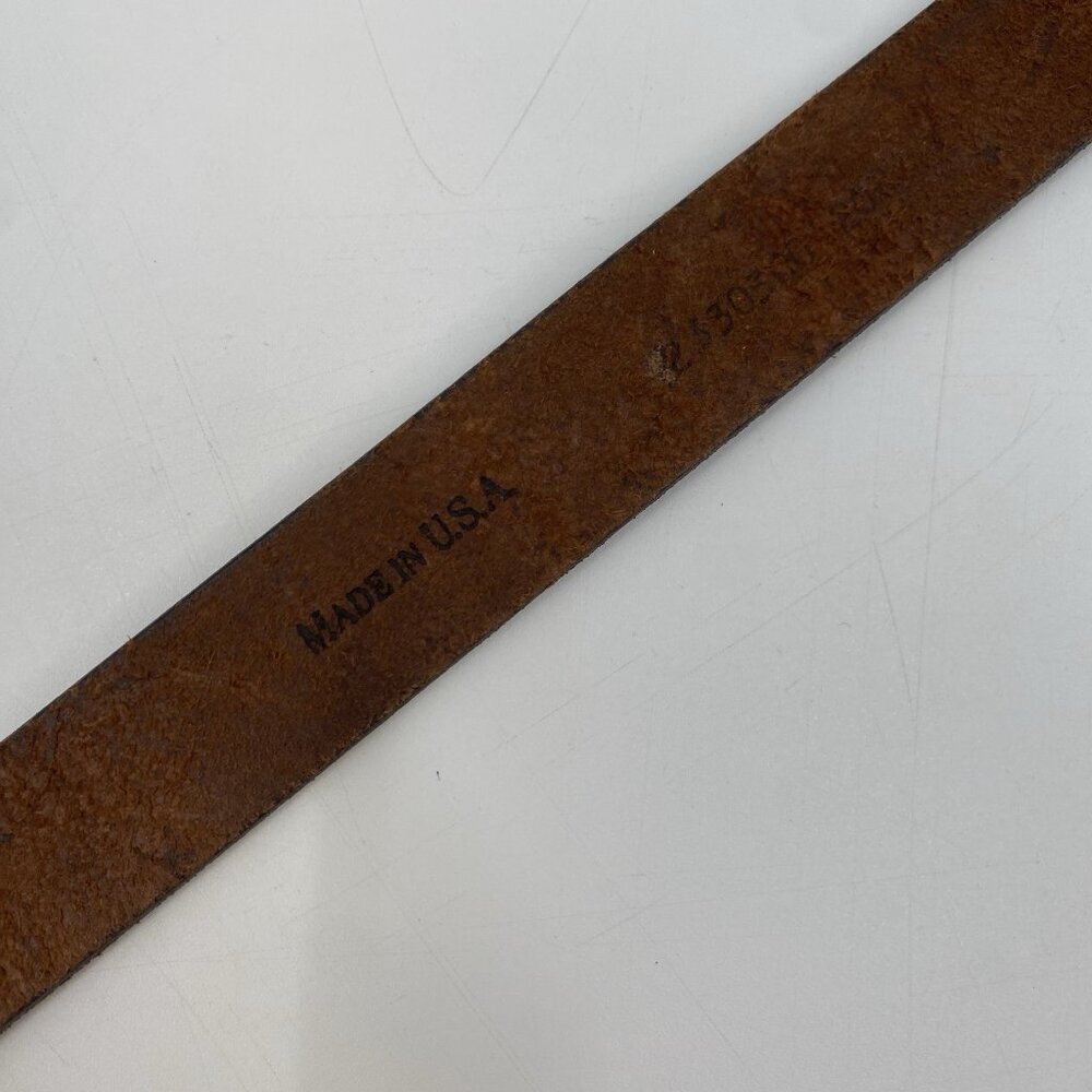 Vintage Ralph Lauren Leather Children’s Belt Brass Buckle Genuine Leather - Picture 10 of 10